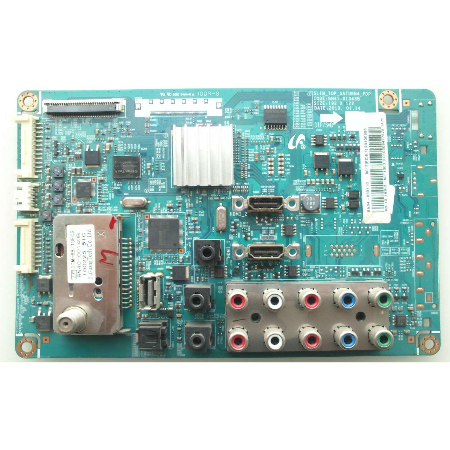 MAIN PARA TV  SAMSUNG  NUMERO DE PARTE   BN94-03311G / BN41-01343B / SUSTITUTA BN96-14888A / PANEL´S S50HW-YB06 / S50HW-YD12 / MODELO NS-50P650A11	